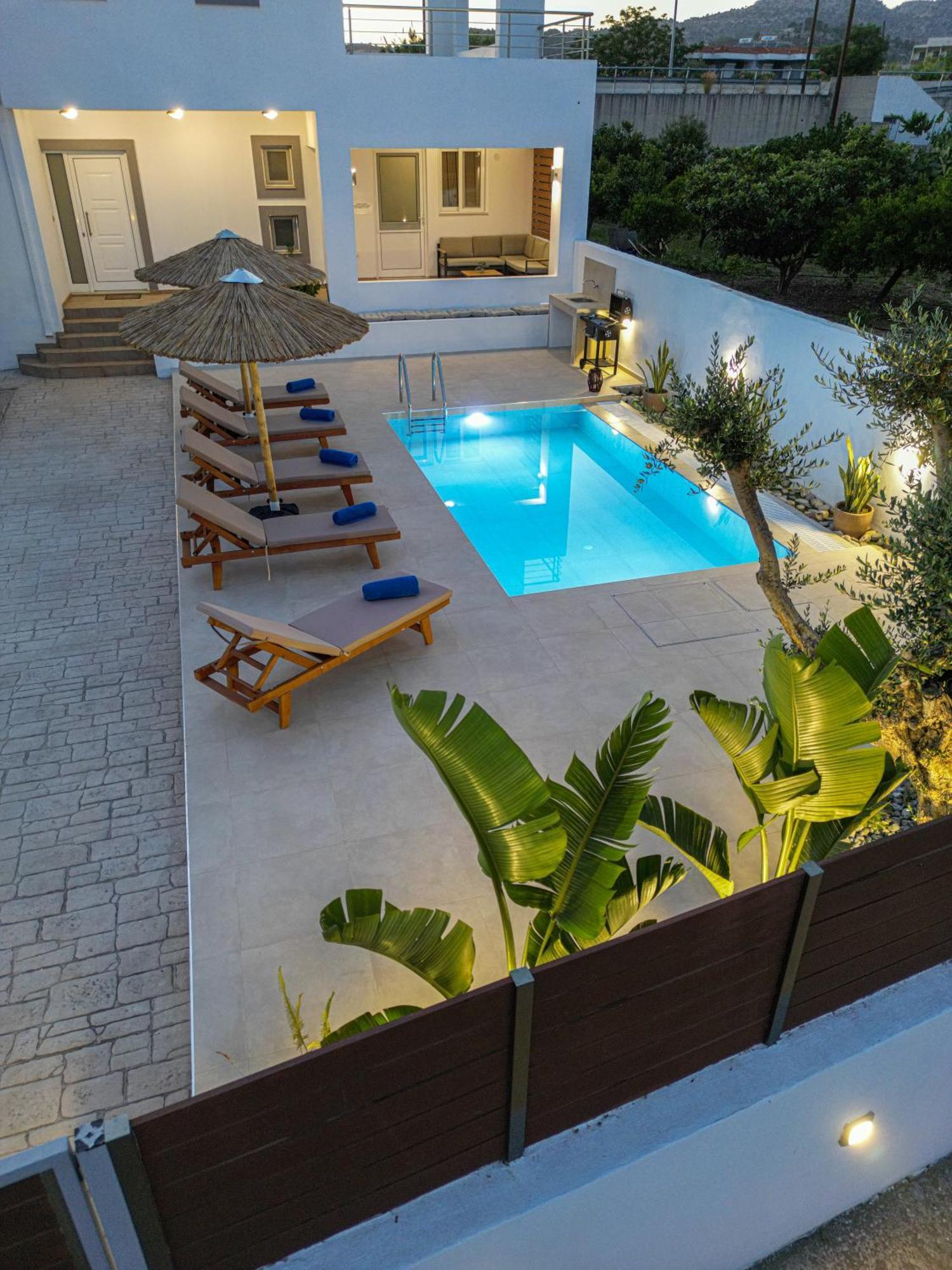 Summer Dream Villa Afantou Bagian luar foto