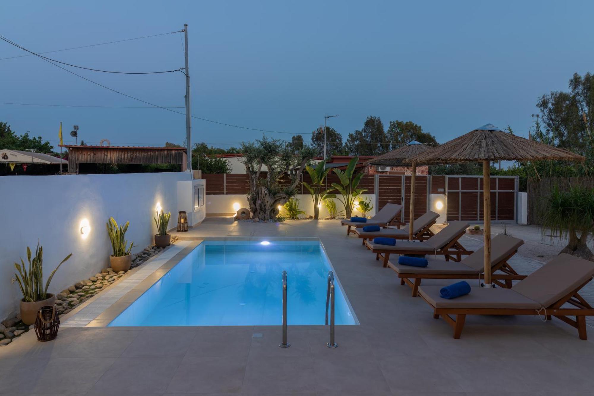 Summer Dream Villa Afantou Bagian luar foto
