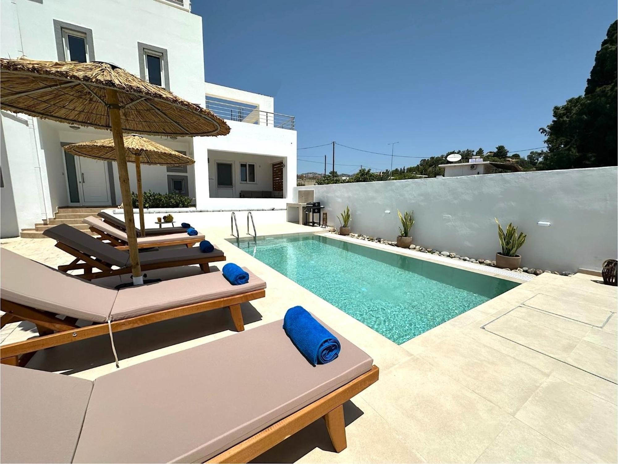 Summer Dream Villa Afantou Bagian luar foto