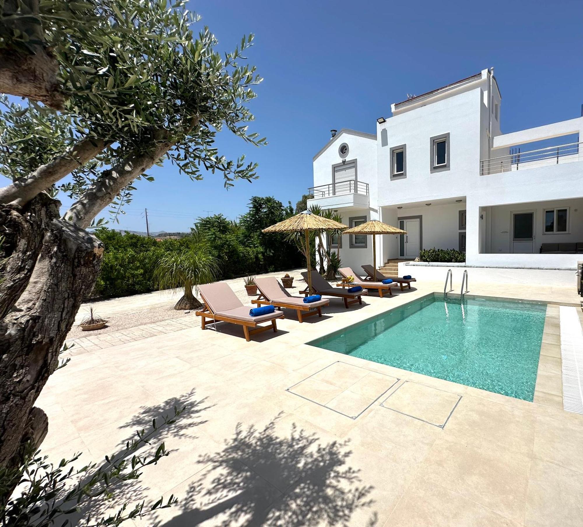 Summer Dream Villa Afantou Bagian luar foto