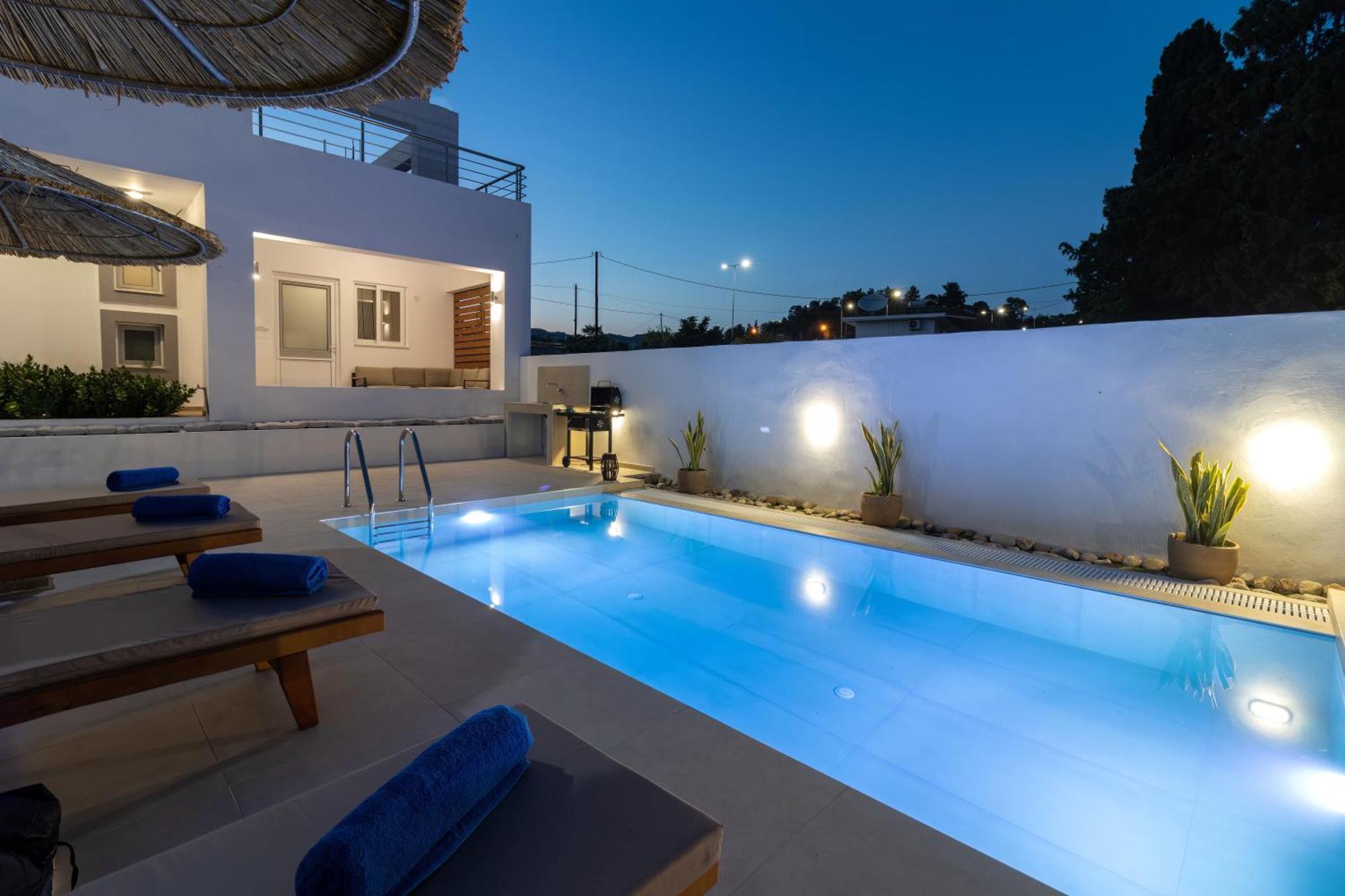 Summer Dream Villa Afantou Bagian luar foto