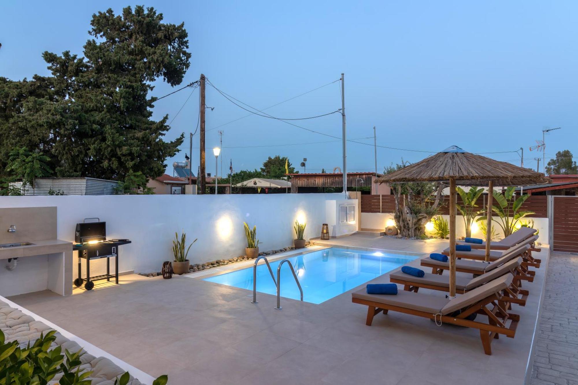 Summer Dream Villa Afantou Bagian luar foto